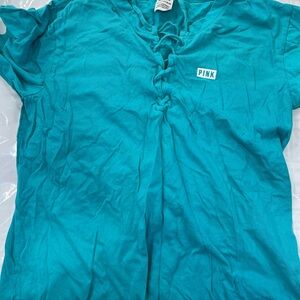 PINK Victoria's Secret Turquoise Top